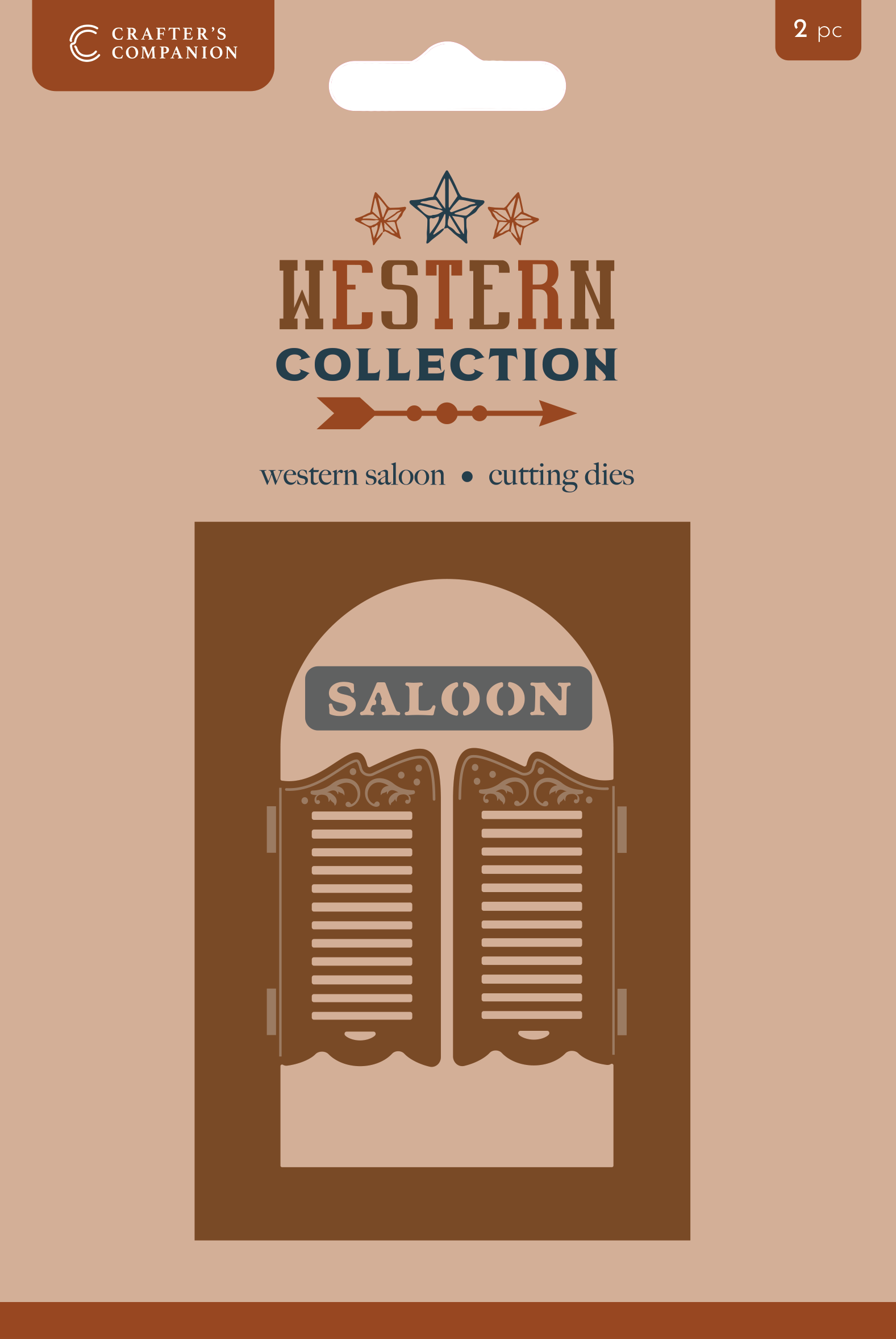 Western Collection Metal Die Create-a-Card - Western Saloon