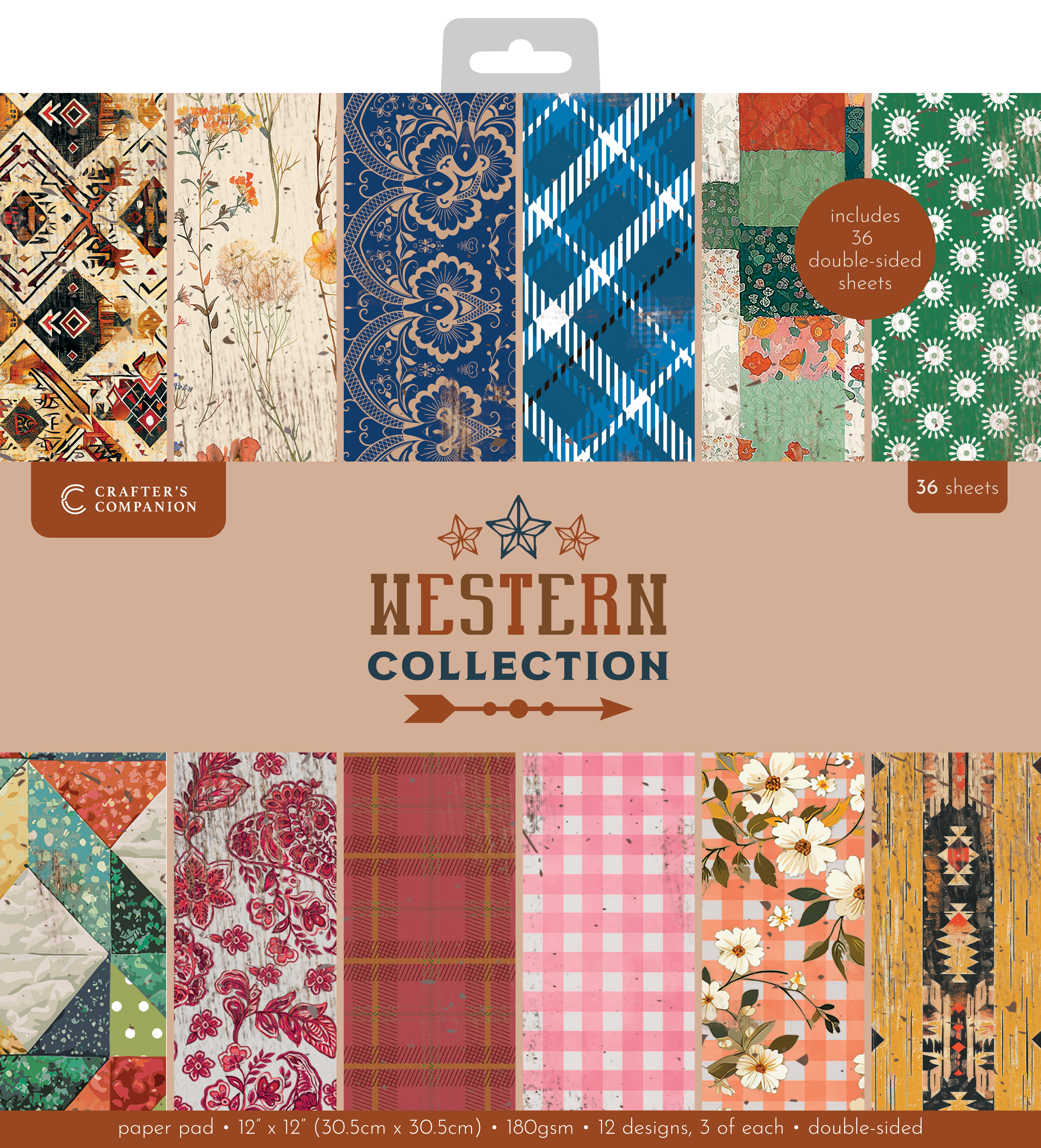 Western Collection 12”x12” Paper Pad 