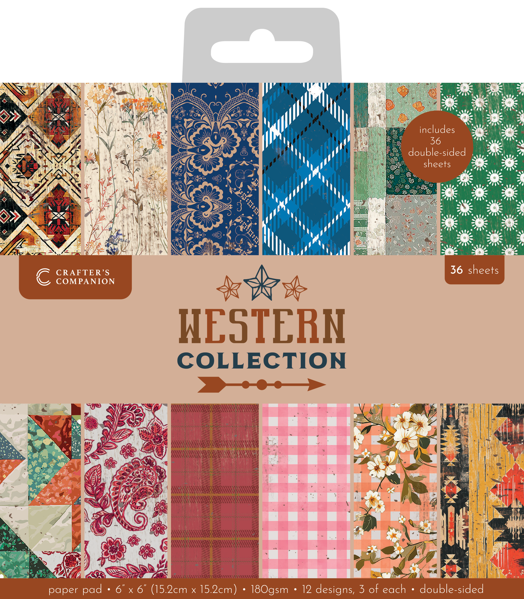 Western Collection 6”x6” Paper Pad 