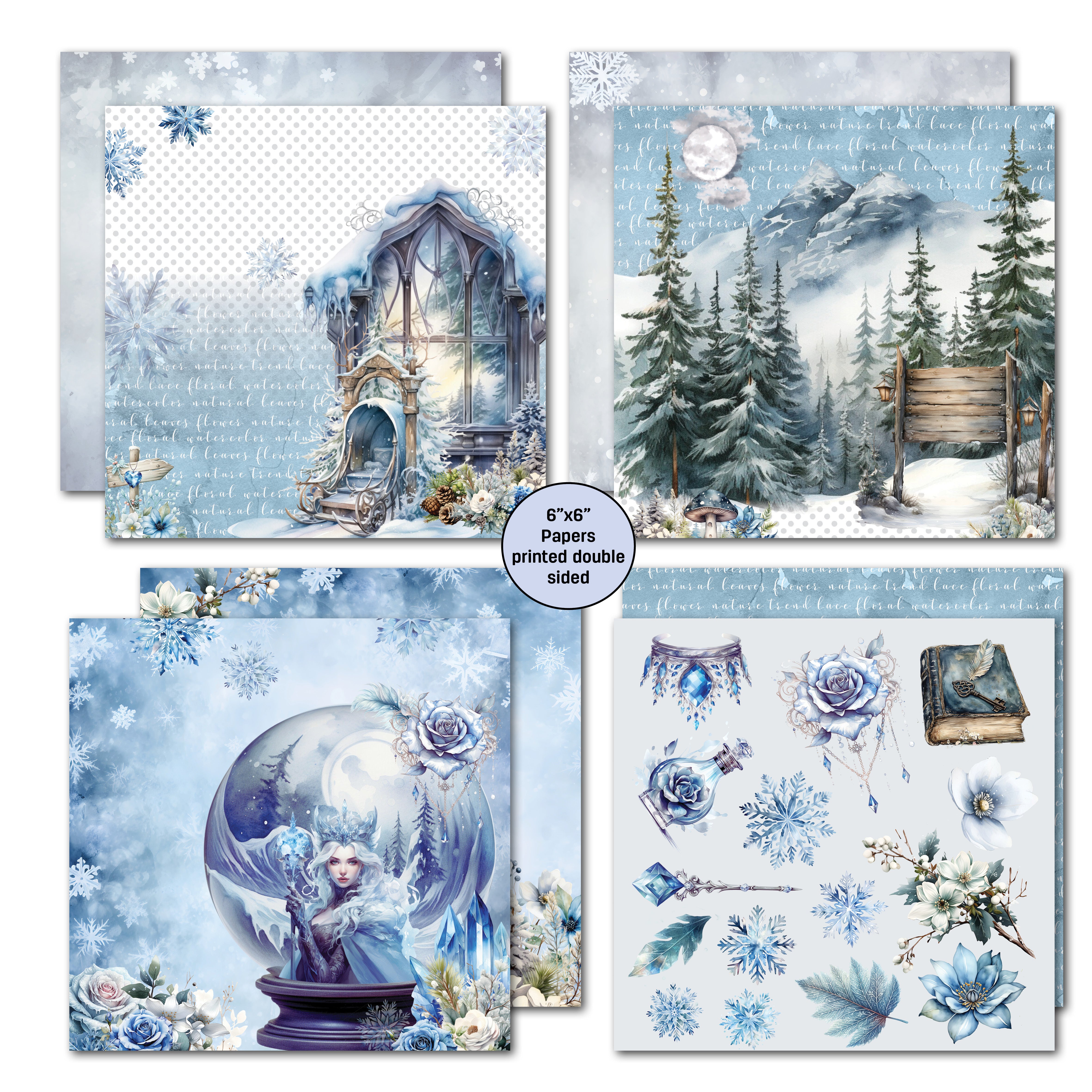 3Quarter Designs Winter Chronicles 6x6 Paper Pack