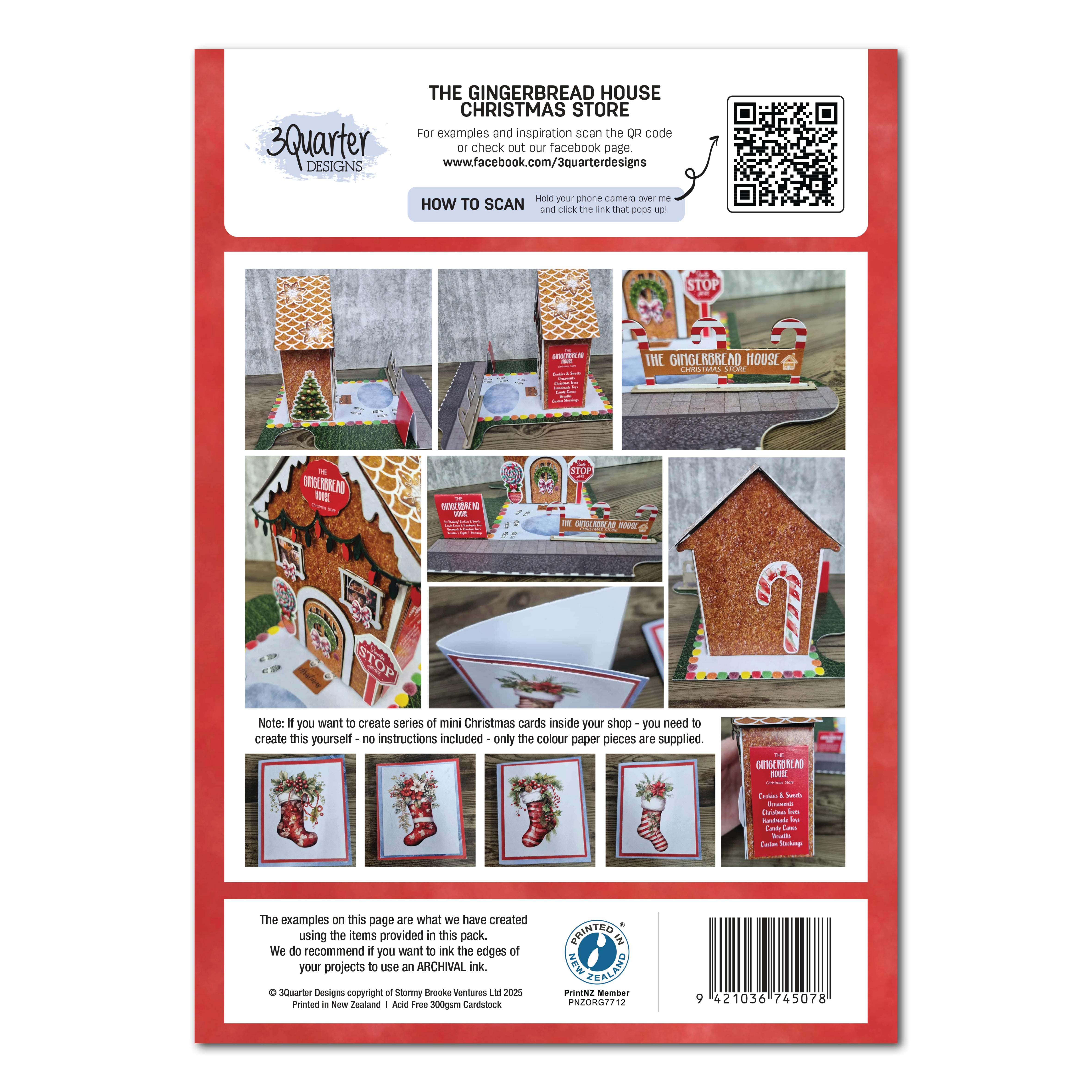 3Quarter Designs Lane Village - The Gingerbread House Christmas Store