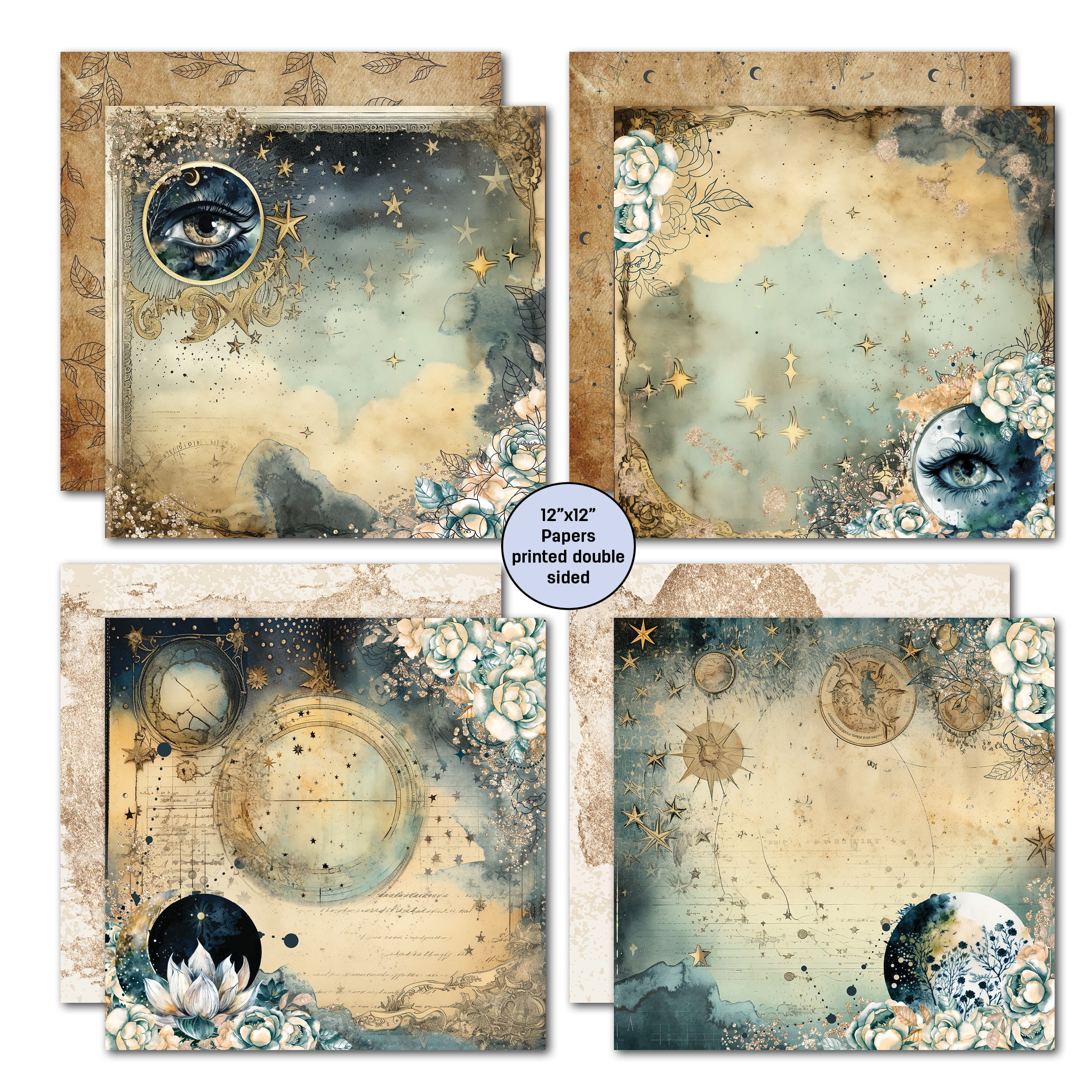 3Quarter Designs Celestial Skies 12x12 Scrapbook Collection