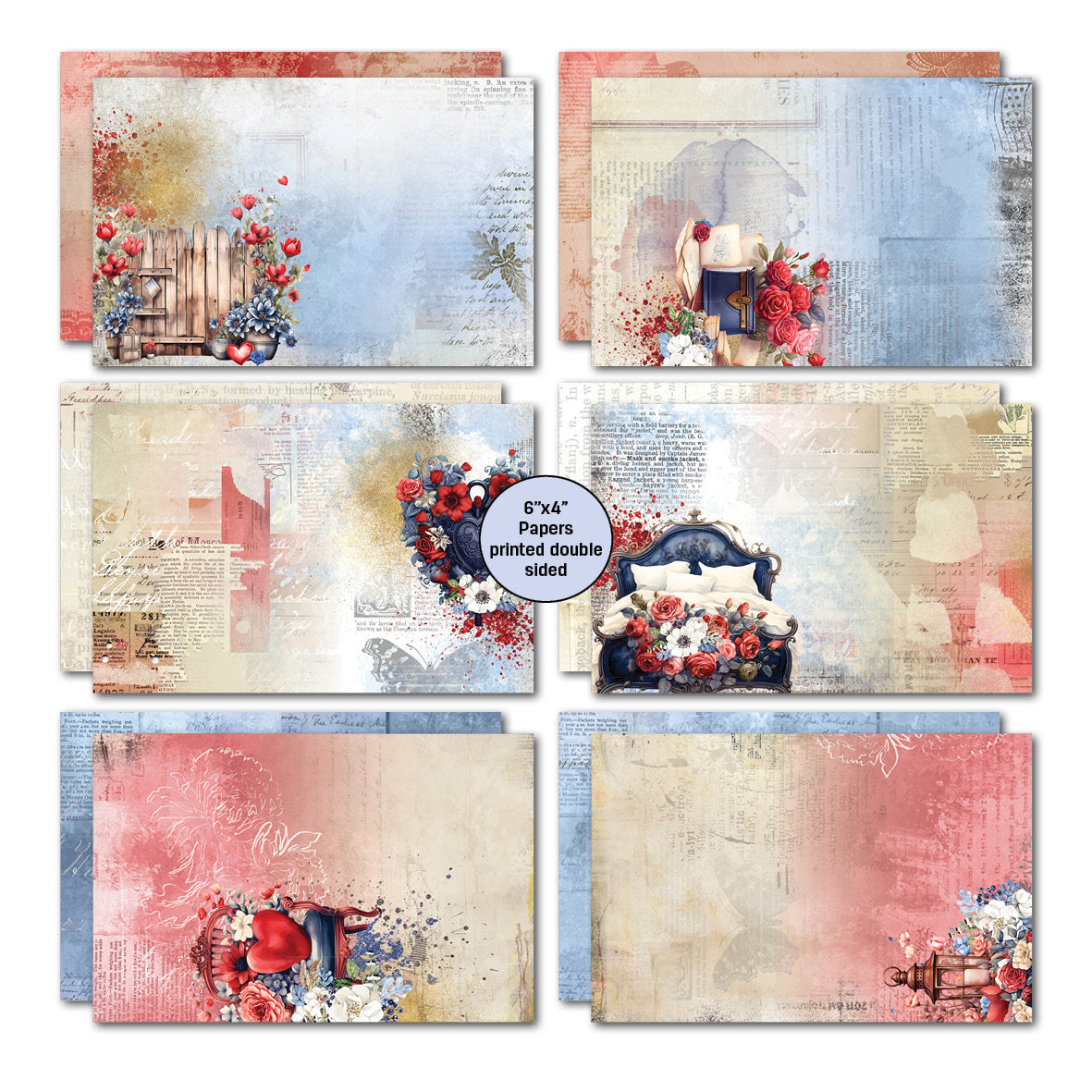 3Quarter Designs Love You 6x4 Card Pack