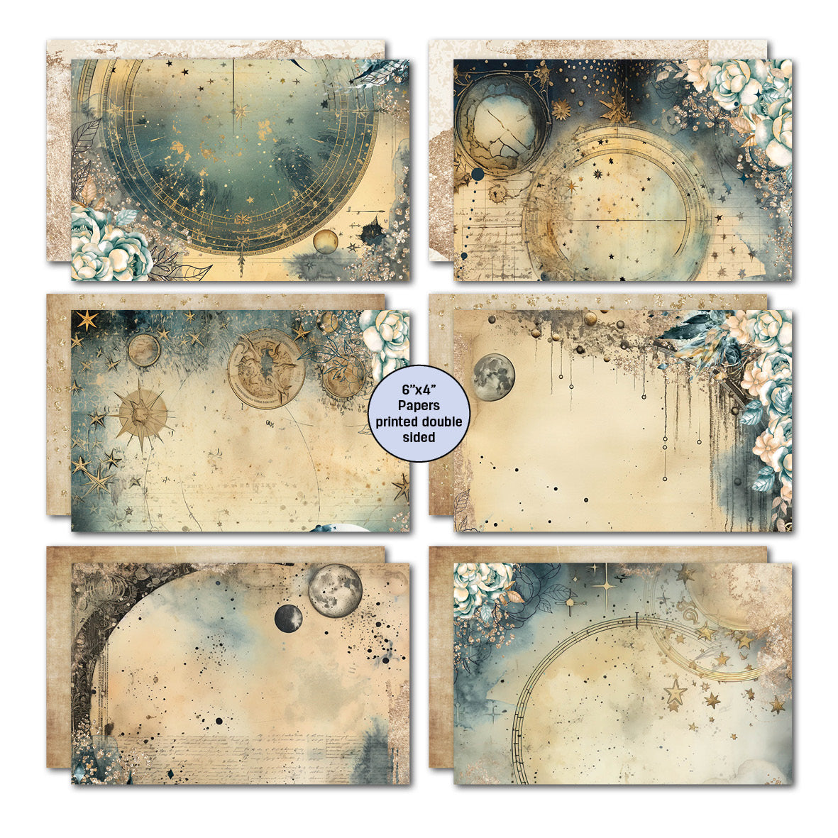 3Quarter Designs Celestial Skies 6x4 Card Pack