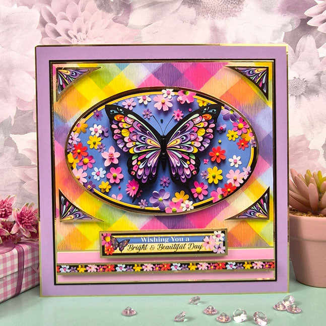 Whopper Topper Pad - Paper Art Butterflies
