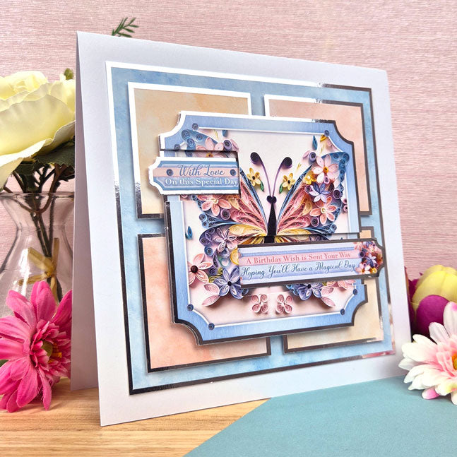 Whopper Topper Pad - Paper Art Butterflies