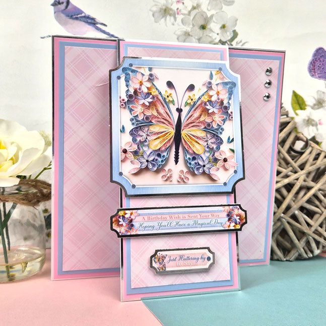 Whopper Topper Pad - Paper Art Butterflies