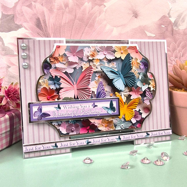 Whopper Topper Pad - Paper Art Butterflies