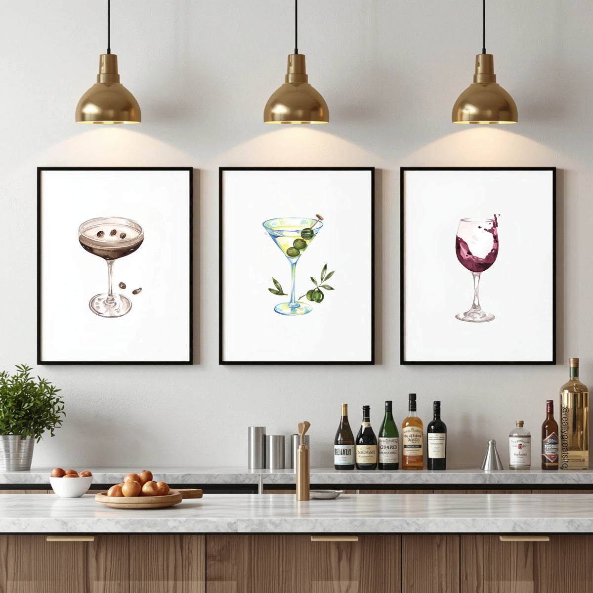 Willow Wolfe - Watercolor Workbook: Classic Cocktails by Nya Wolfe