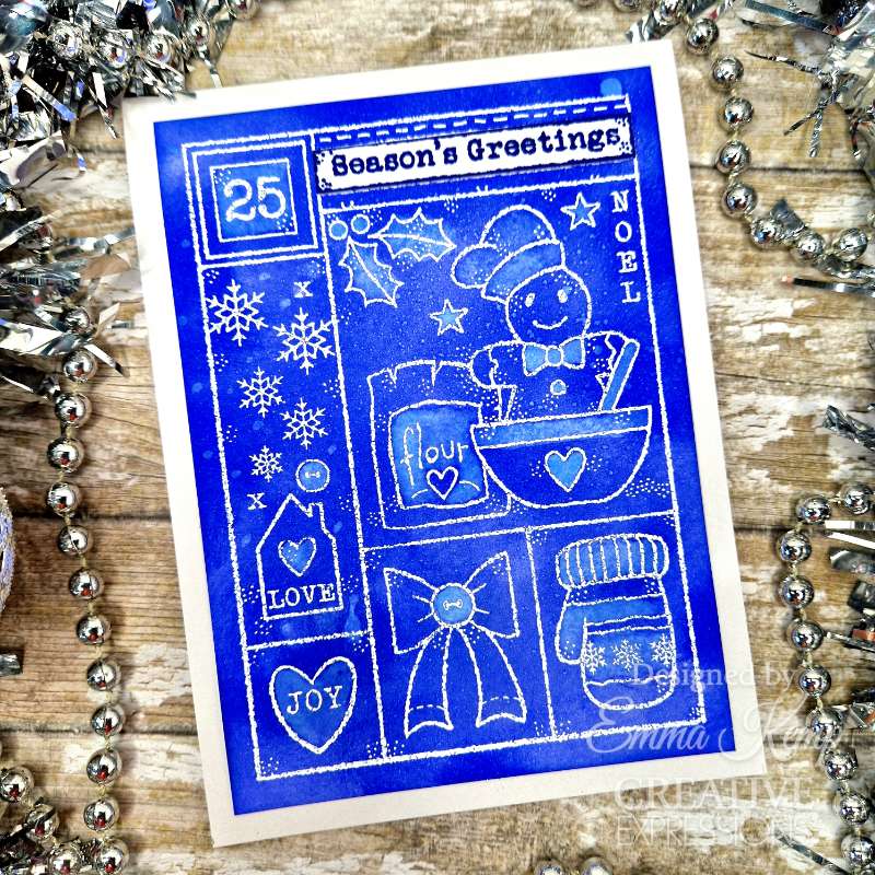 Woodware Clear Singles Winter Sampler 4 in x 6 in Stamp Set