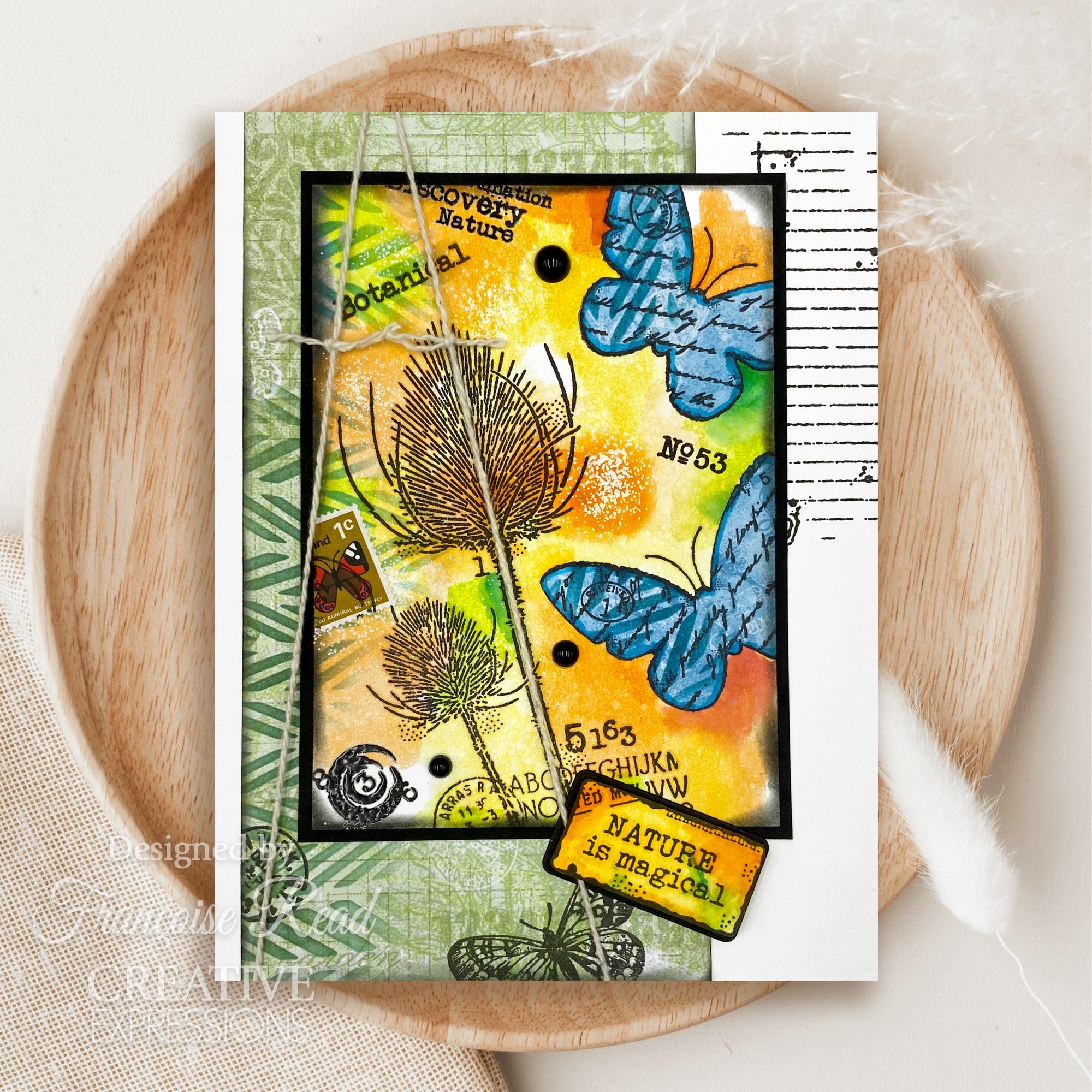 Woodware Clear Singles Mini Notebook Page 3 in x 4 in Stamp