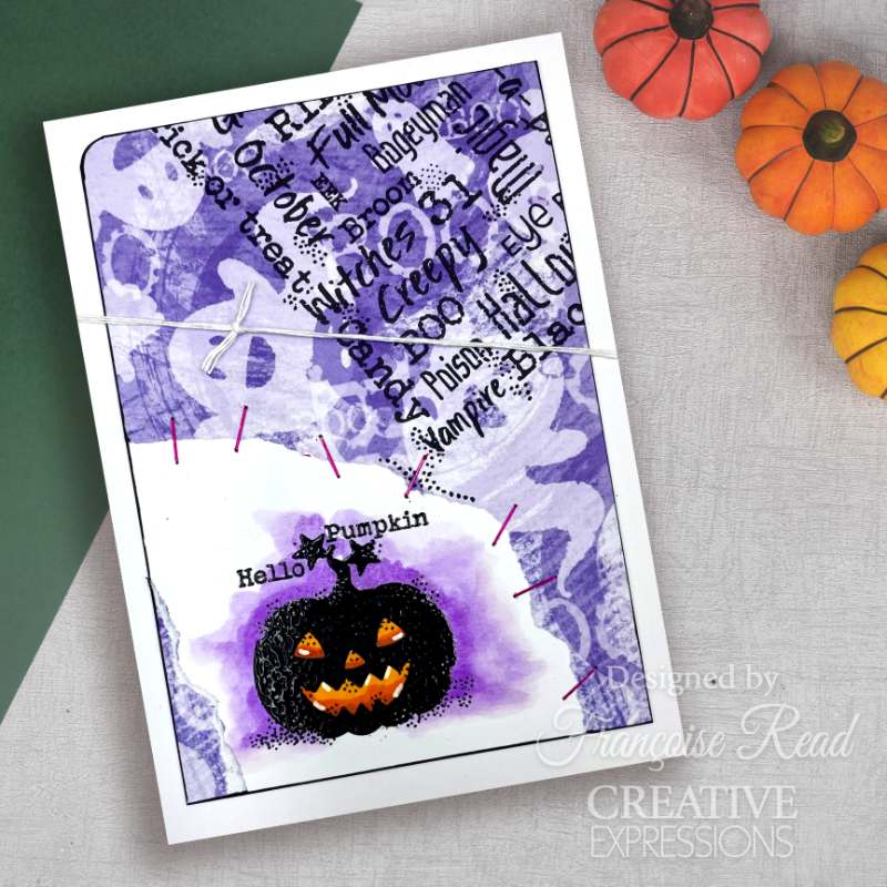 Woodware Francoise Read Halloween 8 in x 8 in Paper Pad