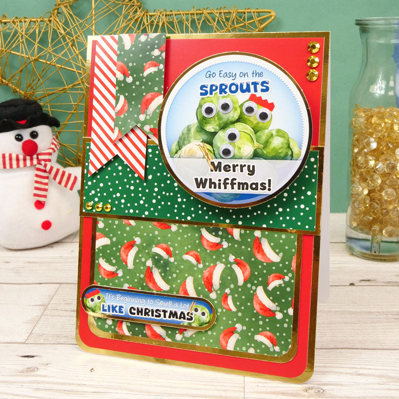 Christmas Crackers Topper Sheet - Festive Food