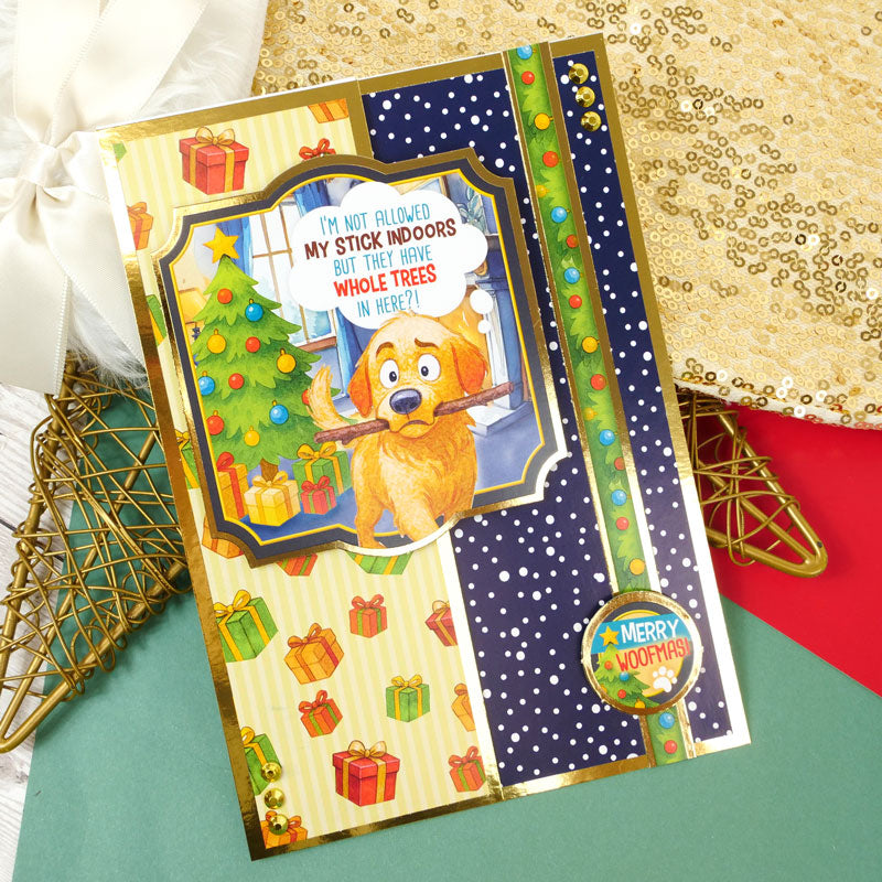 Christmas Crackers Luxury Card Toppers Kit