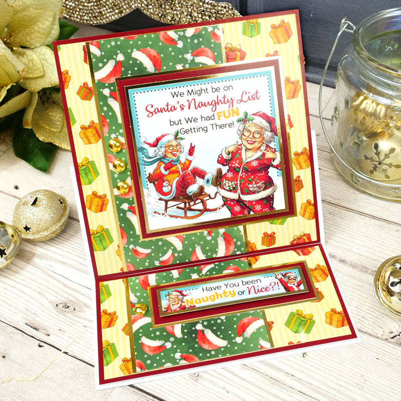 Christmas Crackers Luxury Card Toppers Kit