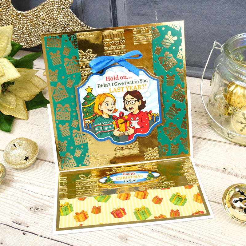 Christmas Crackers Topper Sheet - Sent with Love