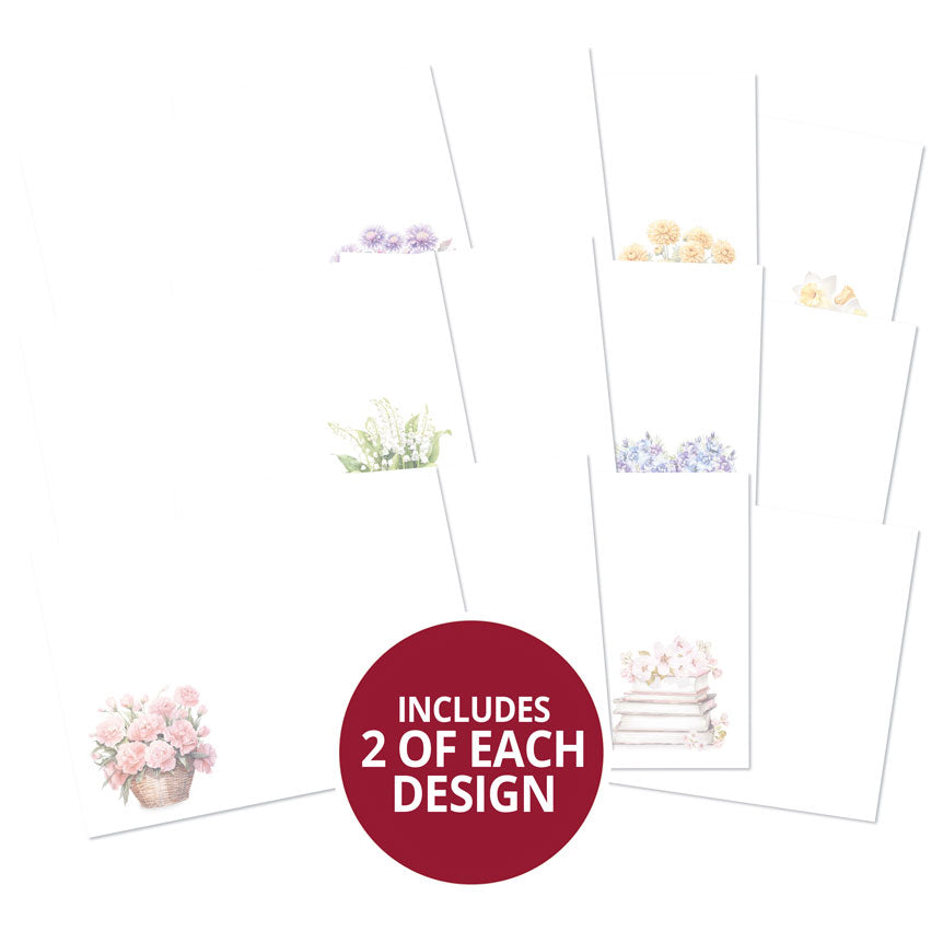 A Year of Flowers Luxury Card Inserts