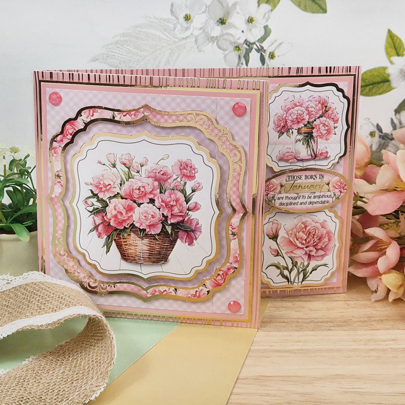 January - Carnation Luxury Topper Sheet
