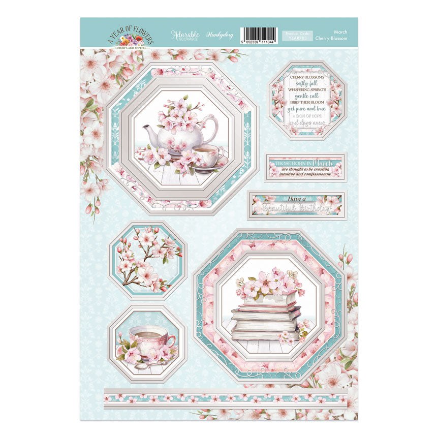 March - Cherry Blossom Luxury Topper Sheet