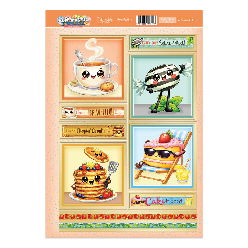 Pun-tastic - Yum-believable Topper Sheet - A Pun-tastic Day