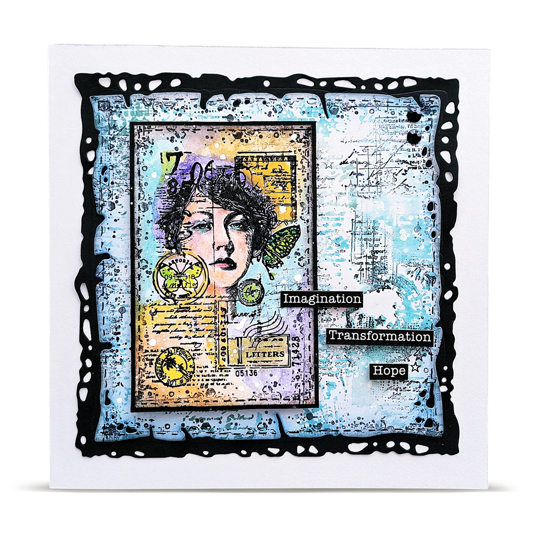 AALL and Create - A6 - Stamp Sets - Bee Geometry