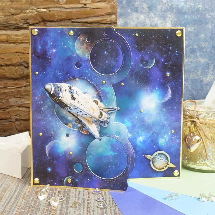 Out Of This World Decoupage Topper Sheet