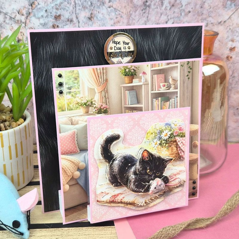 Brilliant Backgrounds - Cat Tales 8" x 8" Paper Pad