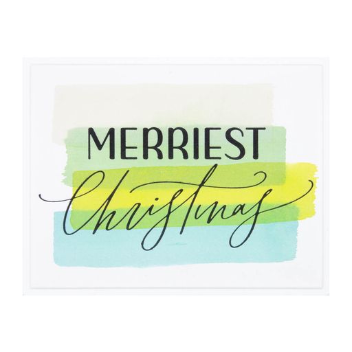 Merriest Christmas Press Plate from the BetterPress Christmas Collection