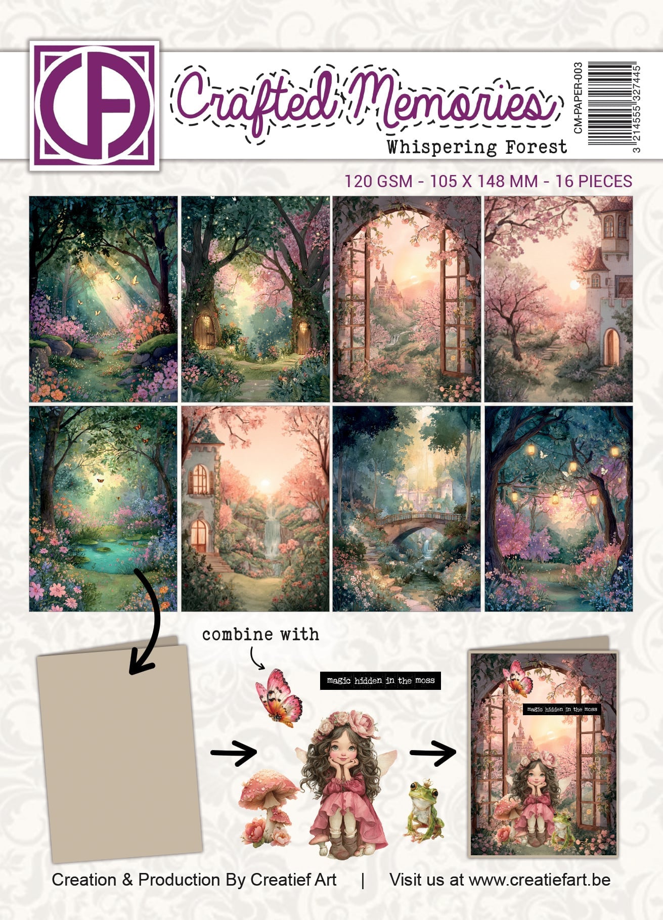 Creatief Art - A6 Paper Pad - Whispering Forest