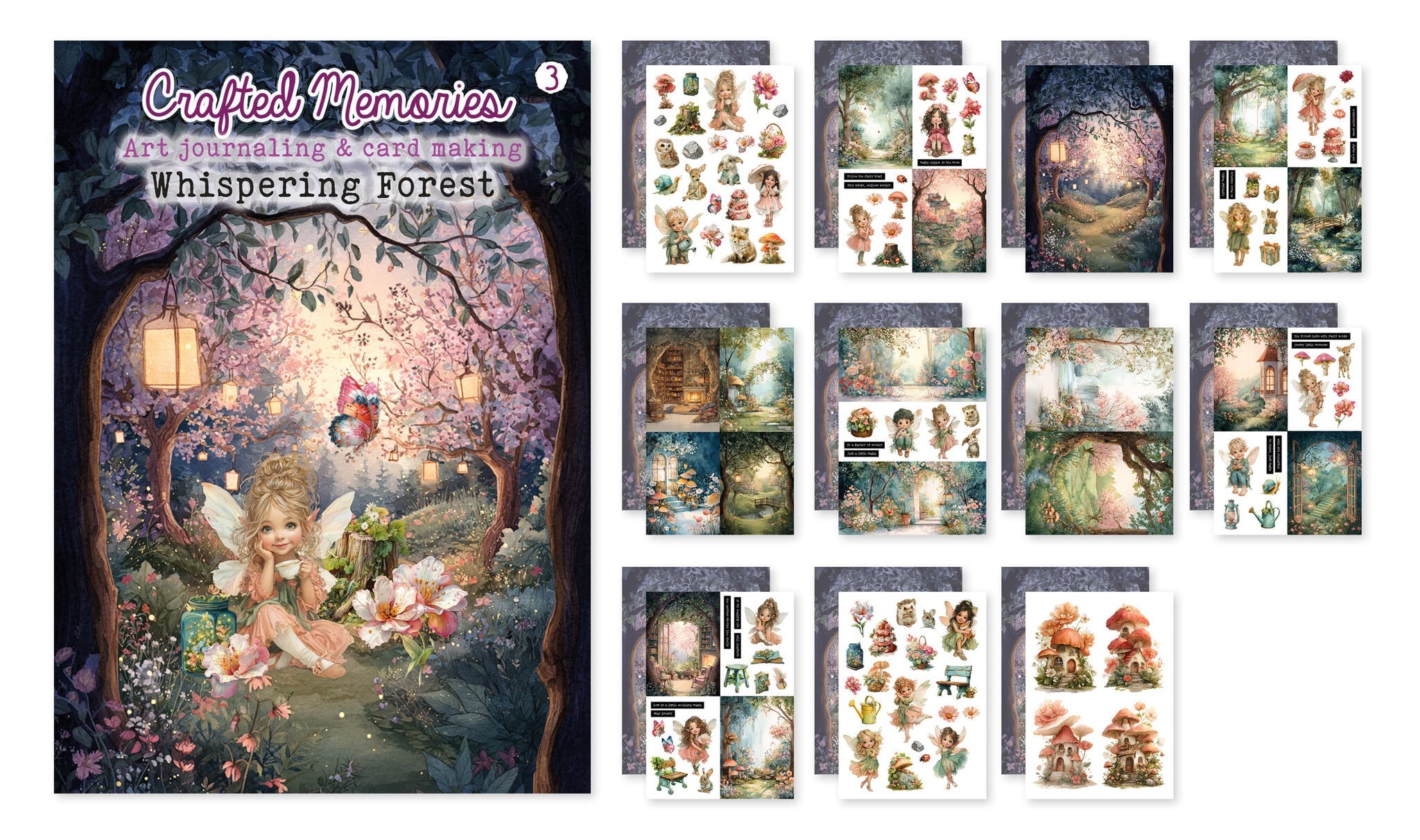 Creatief Art - Art Journaling & Cardmaking Book - Whispering Forest