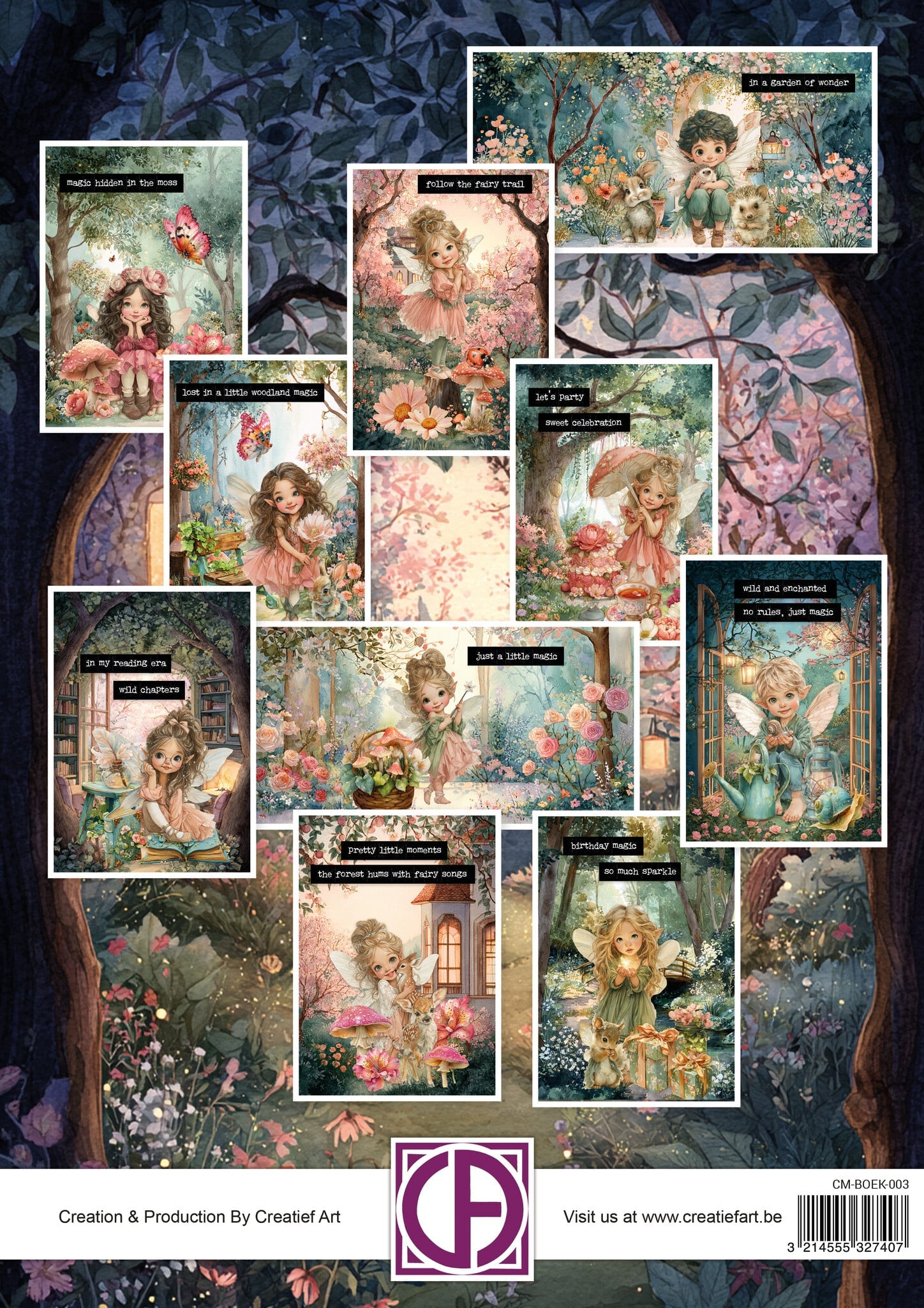 Creatief Art - Art Journaling & Cardmaking Book - Whispering Forest