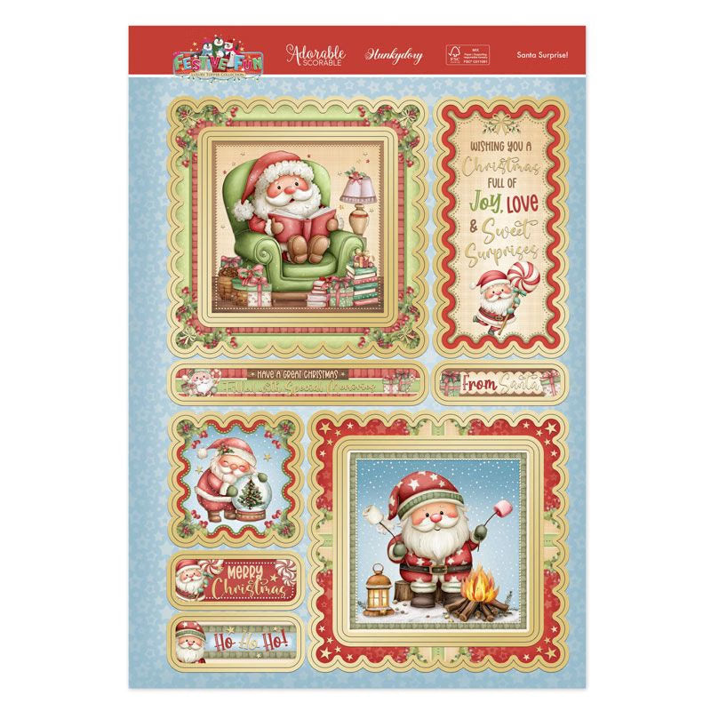 Santa Surprise! Luxury Topper Set