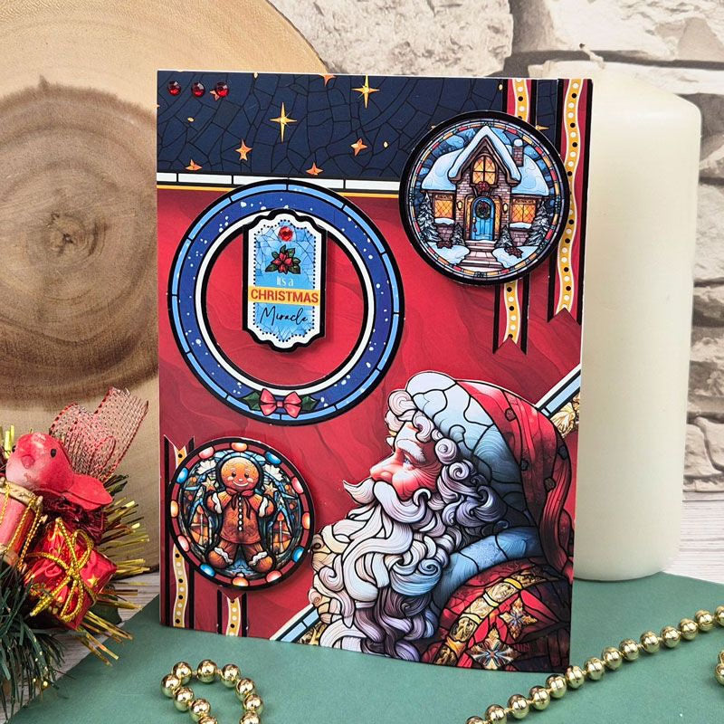 Deluxe Craft Pads - Stained Glass Christmas