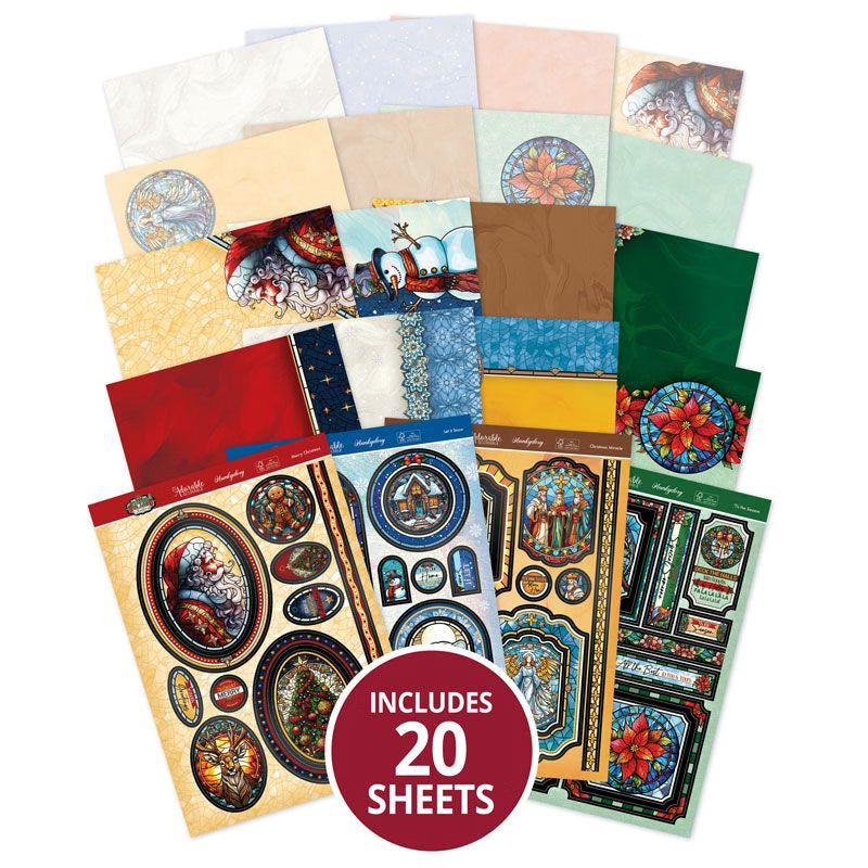 Deluxe Craft Pads - Stained Glass Christmas