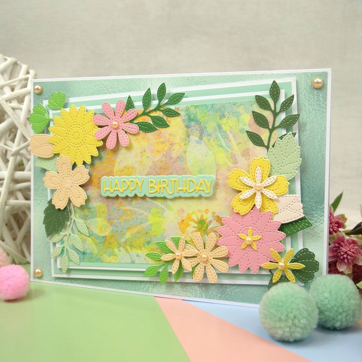 Duo Design Paper Pads - Floral Flair & Subtle Shimmer