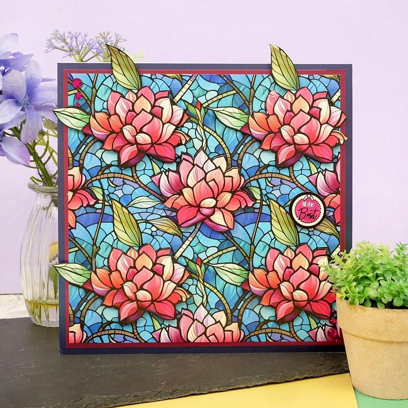 Duo Design Paper Pads - Stained Glass & Cracked Glass