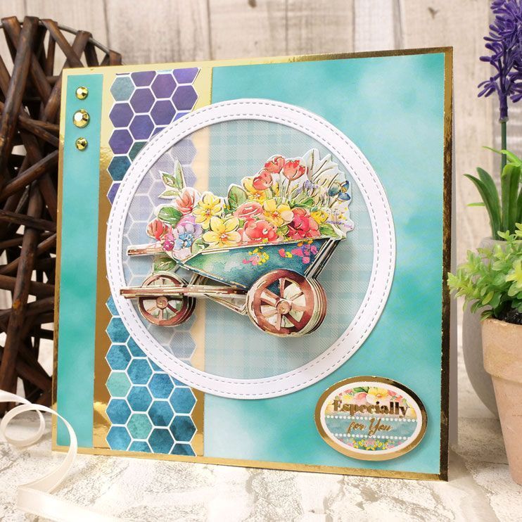 Amongst The Flowers Decoupage Topper Collection