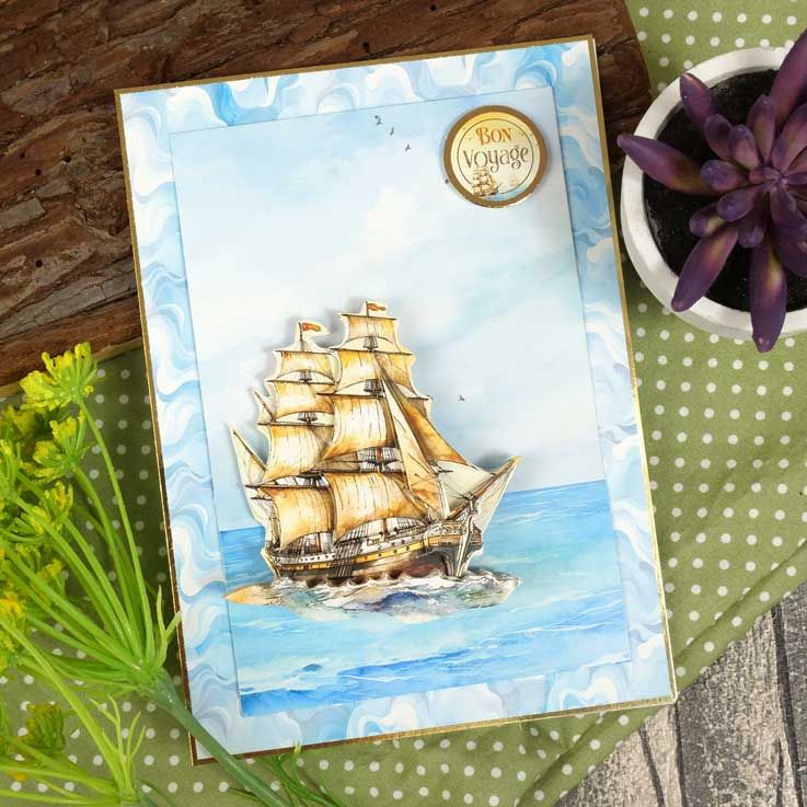 By Land, Sea And Air Decoupage Topper Collection
