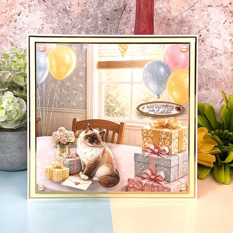 Calico & Birman Decoupage Topper Sheet