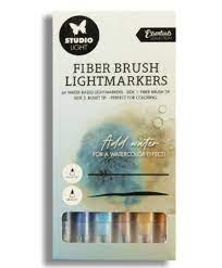 Fiber Brush Lightmarkers - Cool Colour 6 Pack