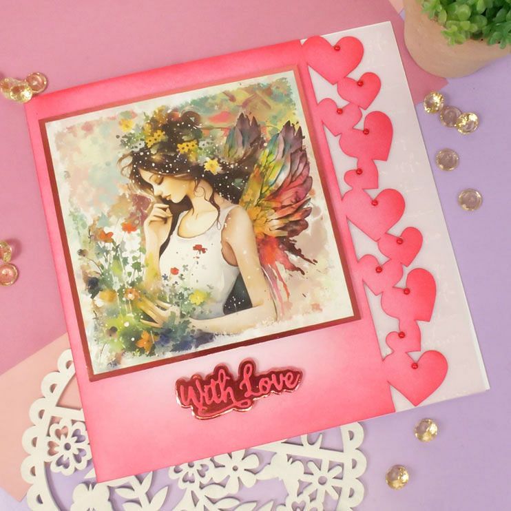 Fancy-Edge Blanks - Hearts Edge