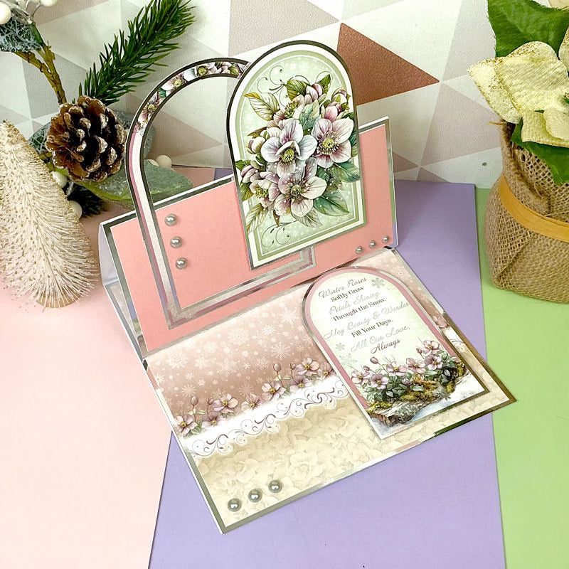 Christmas Roses Luxury Topper Set