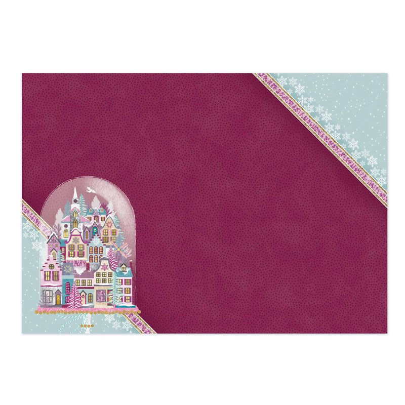 Christmas Village Luxury Topper Set