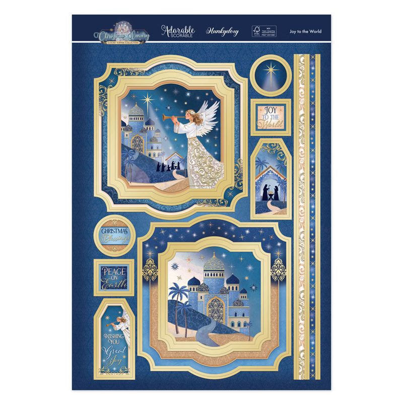 Joy to the World Luxury Topper Set
