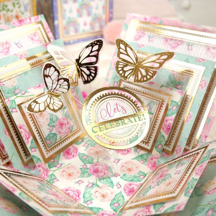 Exploding Boxes Project Kit - Floral Box