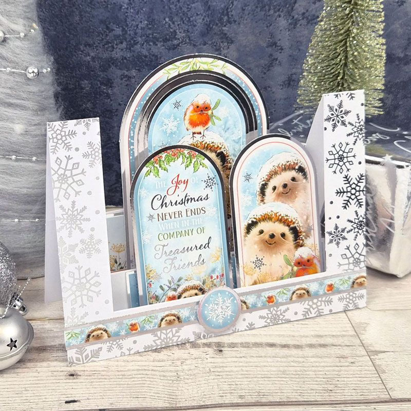 Snowflake Foiled Edge Card Blanks & Envelopes - A5
