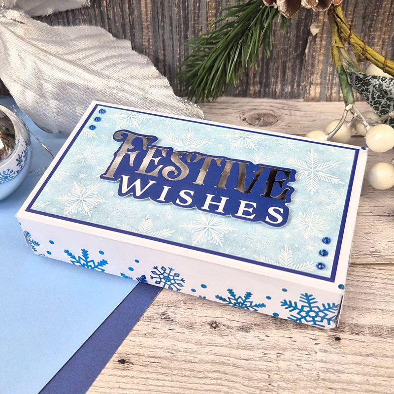 Snowflake Foiled Edge Card Blanks & Envelopes - A6