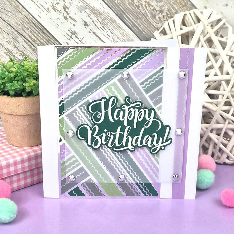 Fancy Foiled Paper Pad - Stunning Silver
