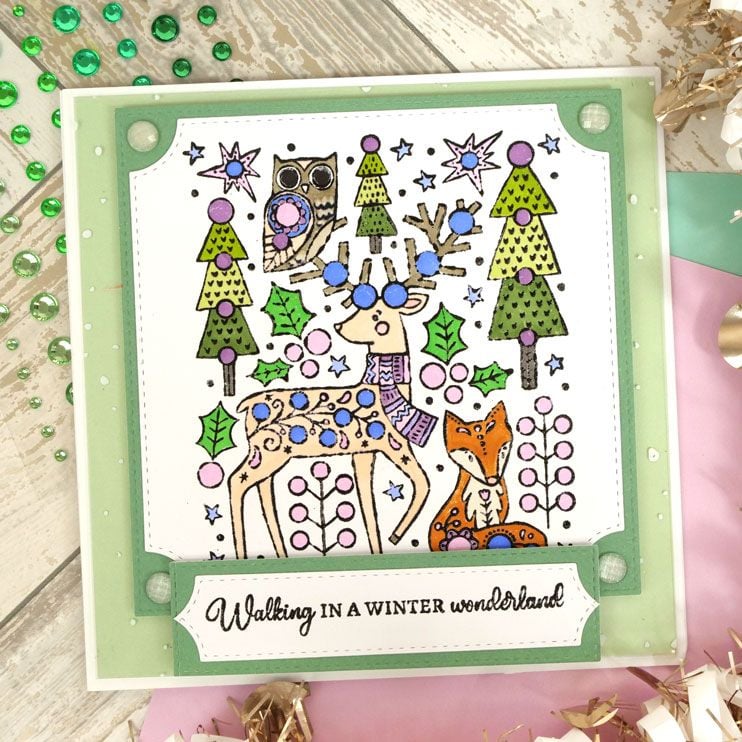 For the Love of Stamps - A Nordic Woodland