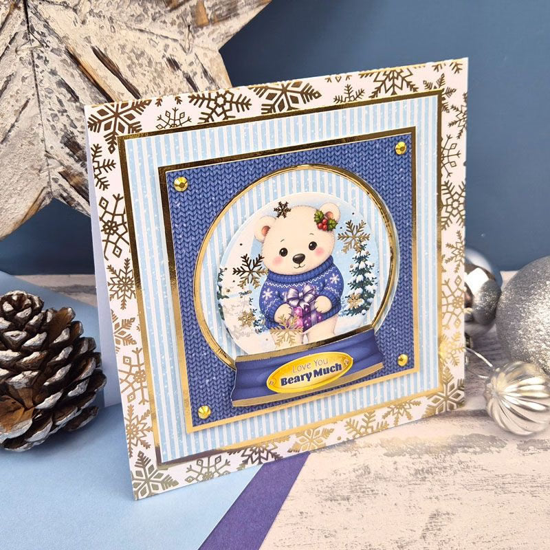 A White Christmas Snow Globe Toppers